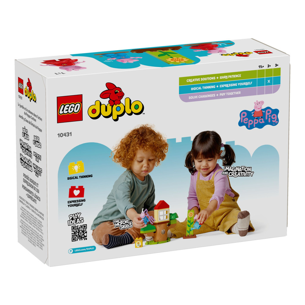 Конструктор LEGO DUPLO Peppa Pig Сад і будиночок на дереві Пеппи (10431) - зображення 4
