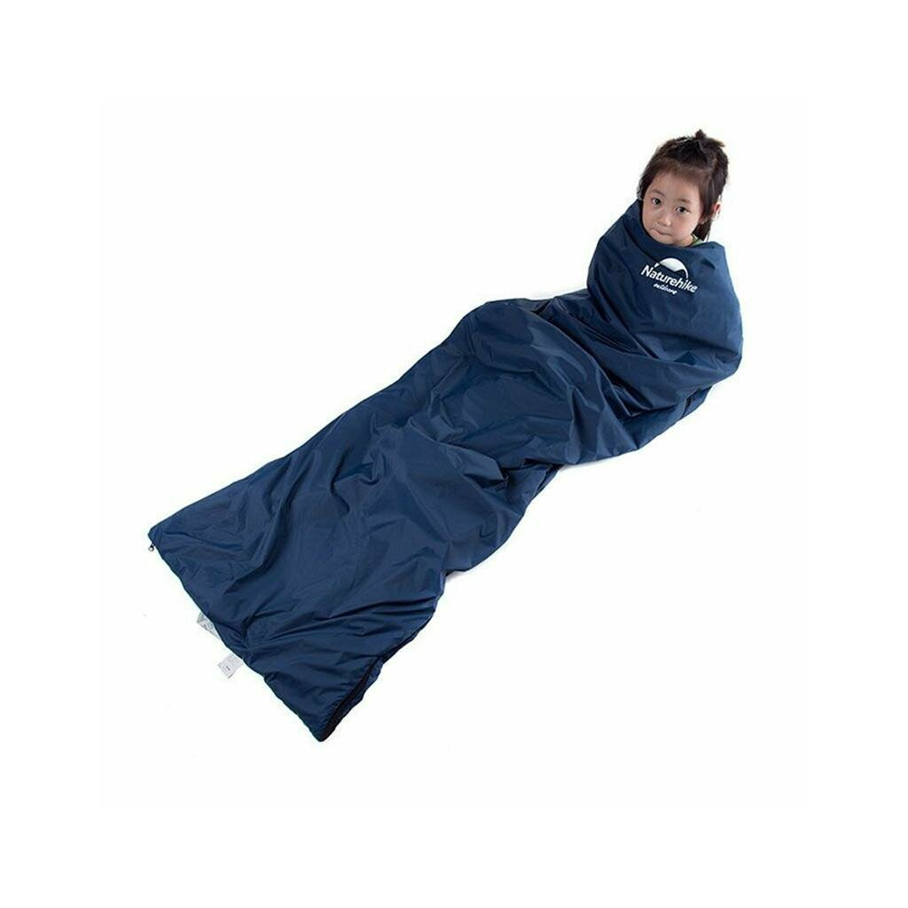 Спальний мішок Naturehike Mini Ultra Light LW 180 NH15S003-D Silk-like Cotton Right Bl (6927595703229-R) - зображення 4