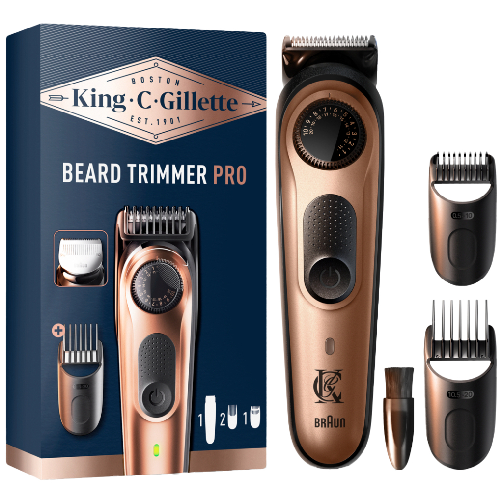 Тример Gillette King C. Beard Trimmer Pro Для бороди (8700216659659) - зображення 1