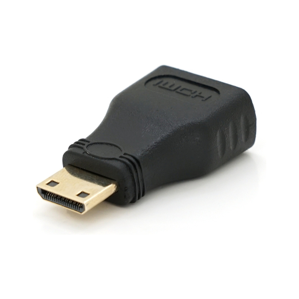 Перехідник miniHDMI M to HDMI F Voltronic (YT-A-mini HDMI(M)-HDMI(F)) - зображення 1