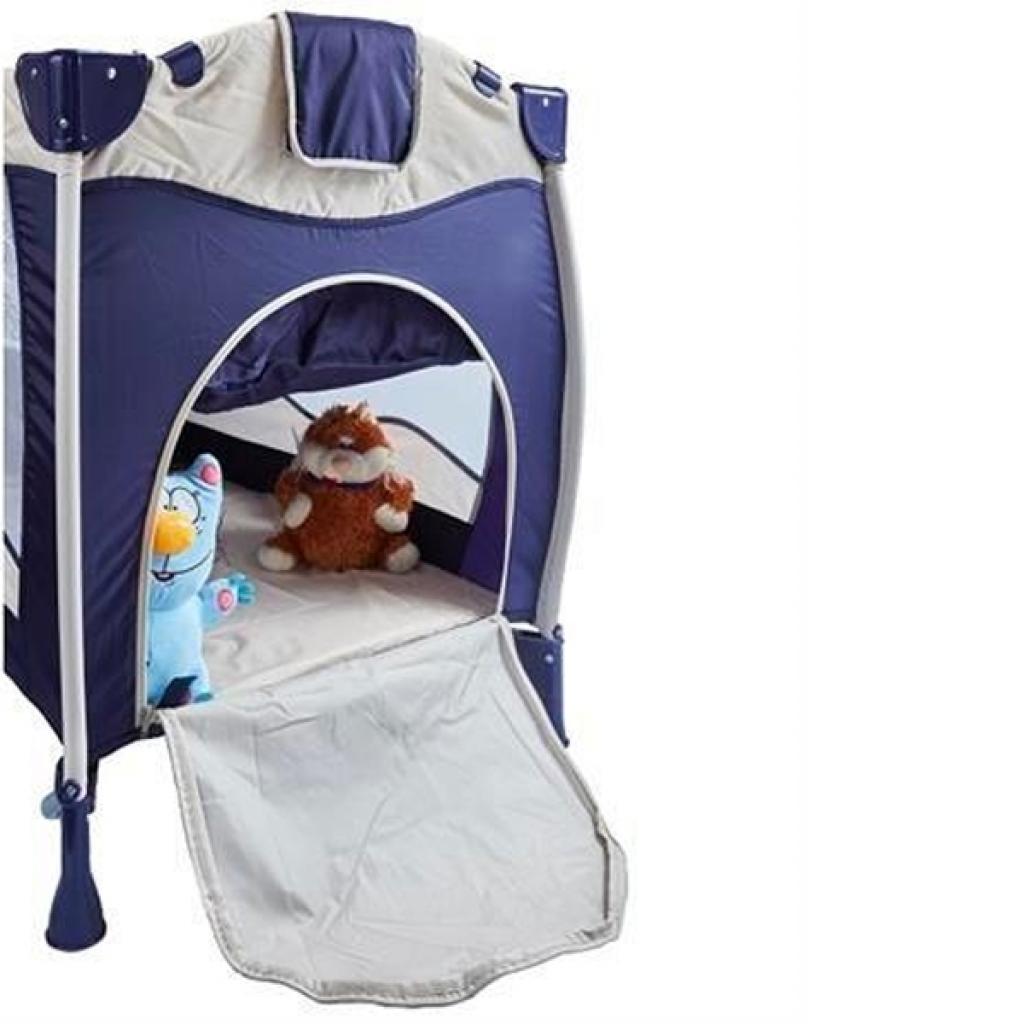 Дитячий манеж WonderKids Dreem & Play (синій/бежевий) (WK22-H86-002) - зображення 3