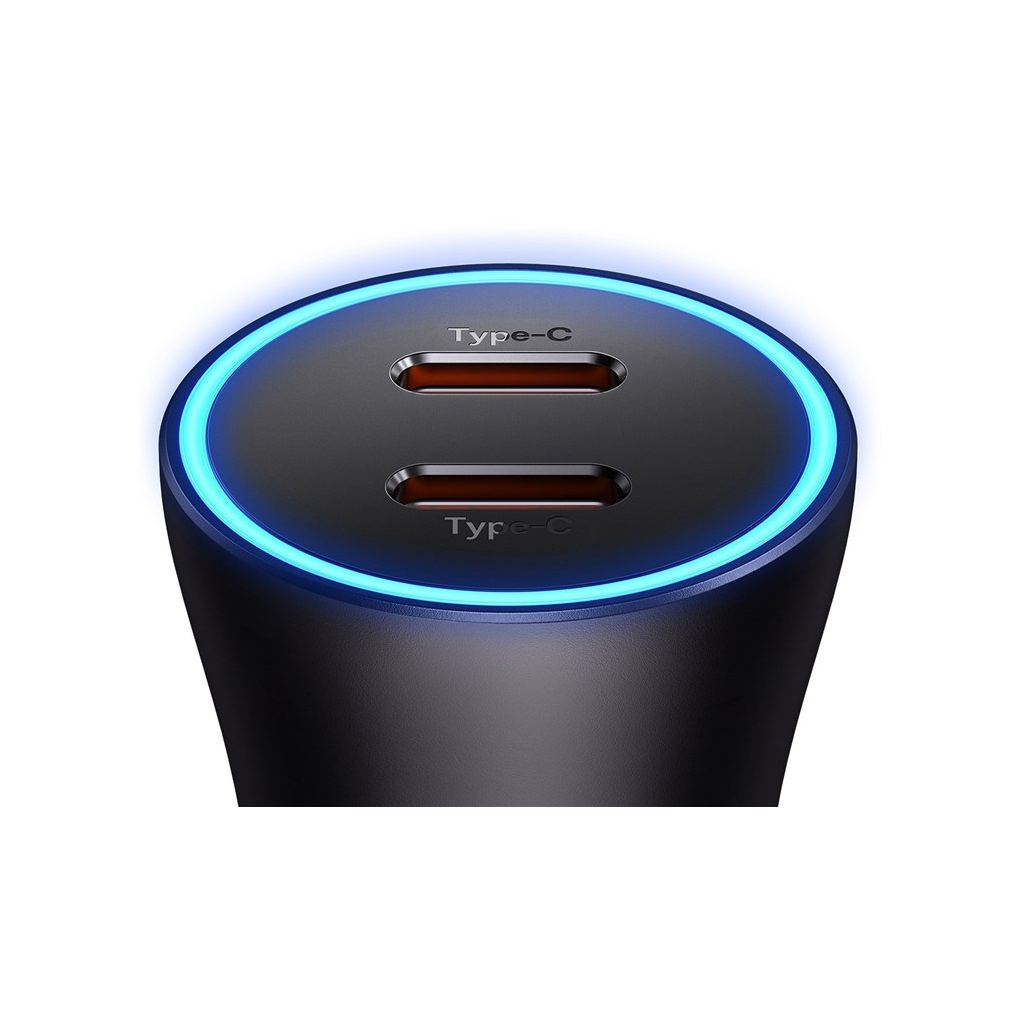 Зарядний пристрій Baseus Golden Contactor Pro Type-С/Type-C Dark Grey (CGJP000013) - зображення 4