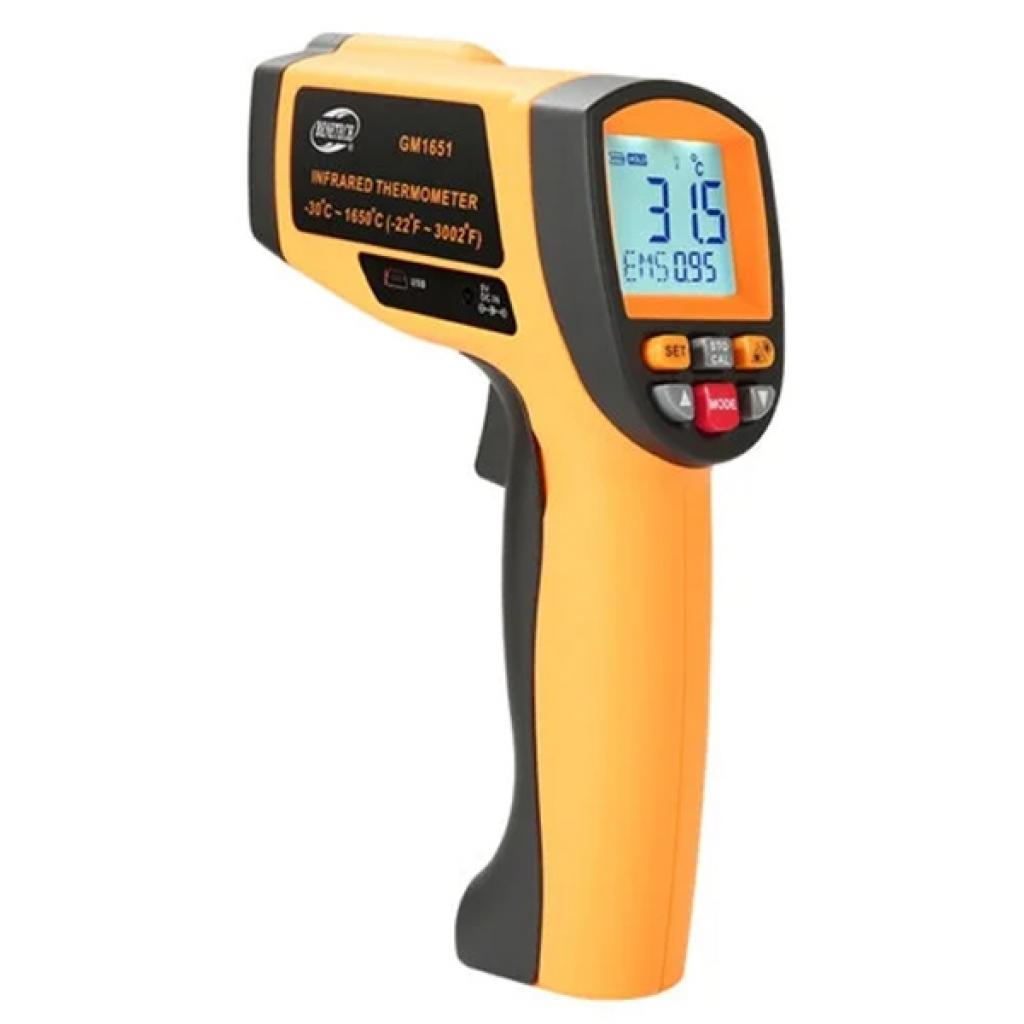 Пірометр Benetech промисловий USB -30-1650°C GM1651 (GM1651) - зображення 1