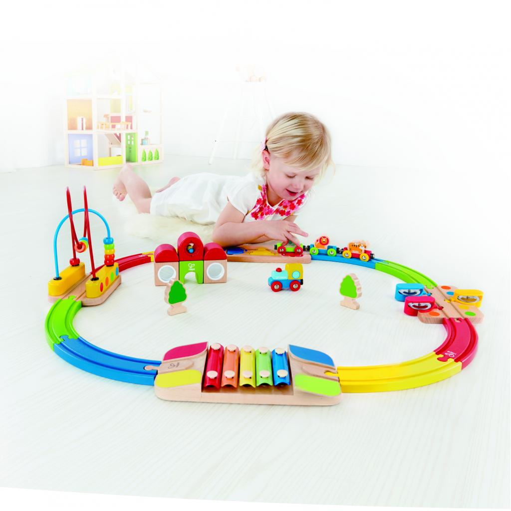 Залізниця Hape Станція та ксилофон (E3816) - зображення 2