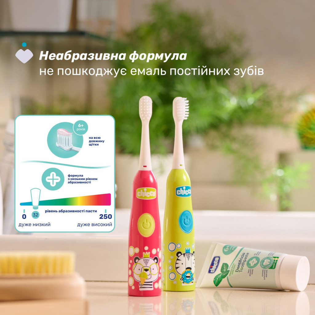 Дитяча зубна паста Chicco Солодка м'ята з фтором, від 6 років., 50 мл (12102.00) - зображення 5