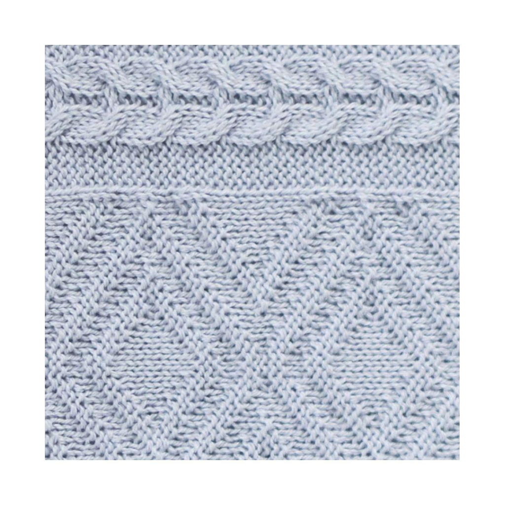 Наволочка Прованс декоративна в'язана Ажурна сiра 45х45 (012509) - изображение 2