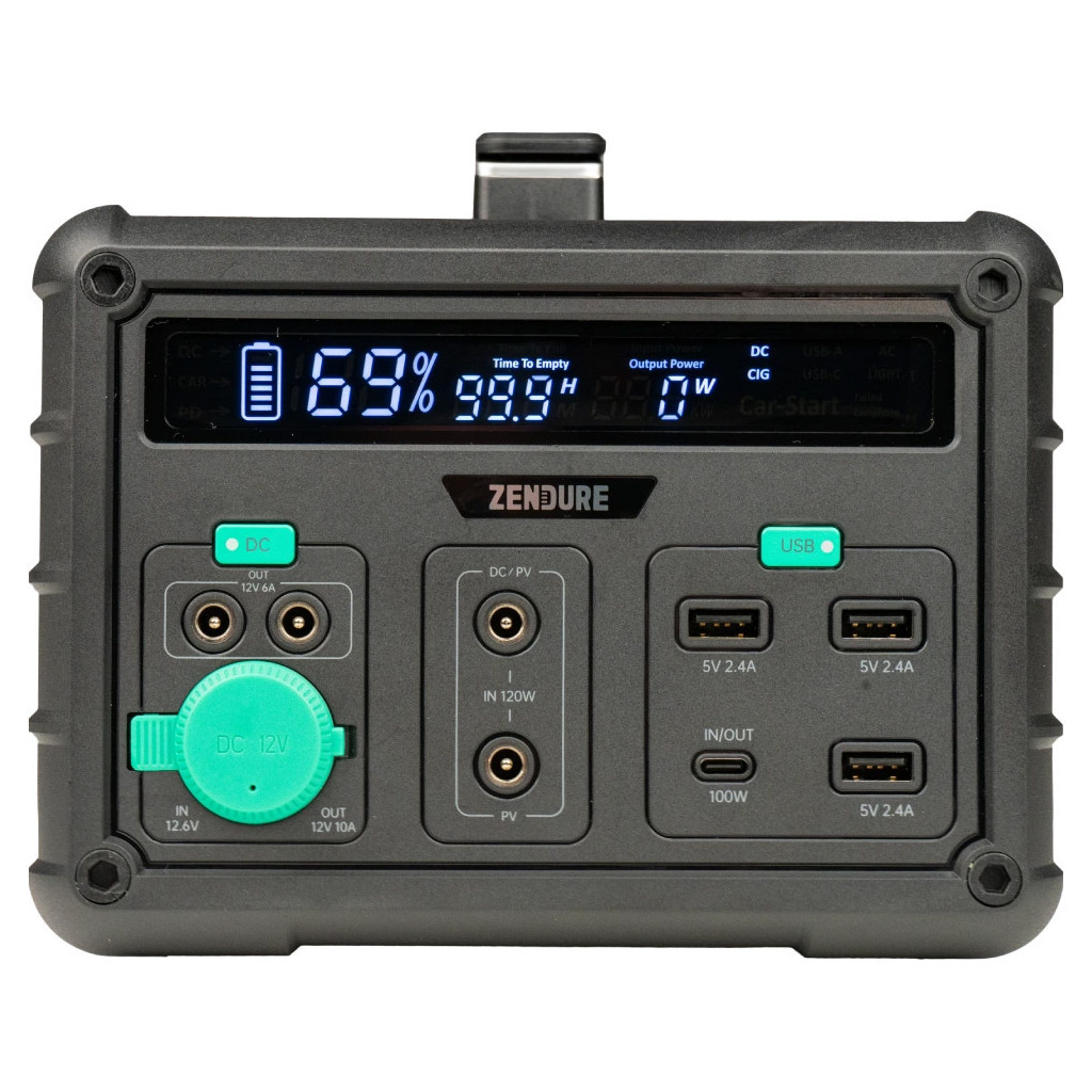 Зарядна станція Zendure SuperBase 600M (ZDSB600M-GY-EU) - зображення 2