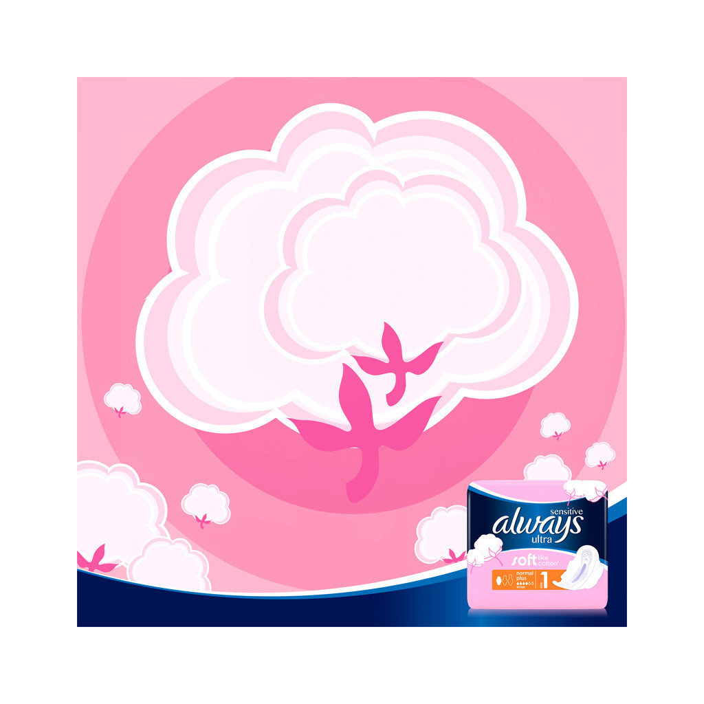 Гігієнічні прокладки Always Ultra Sensitive Normal розмір 1 20 шт. (4015400213932) - изображение 9