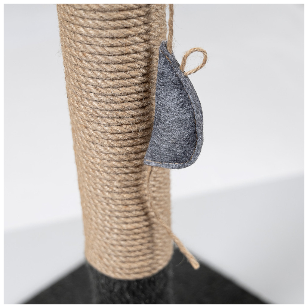 Дряпка (кігтеточка) для котів Природа Мімі Grey 36x36x66 см (4823082443000) - зображення 3