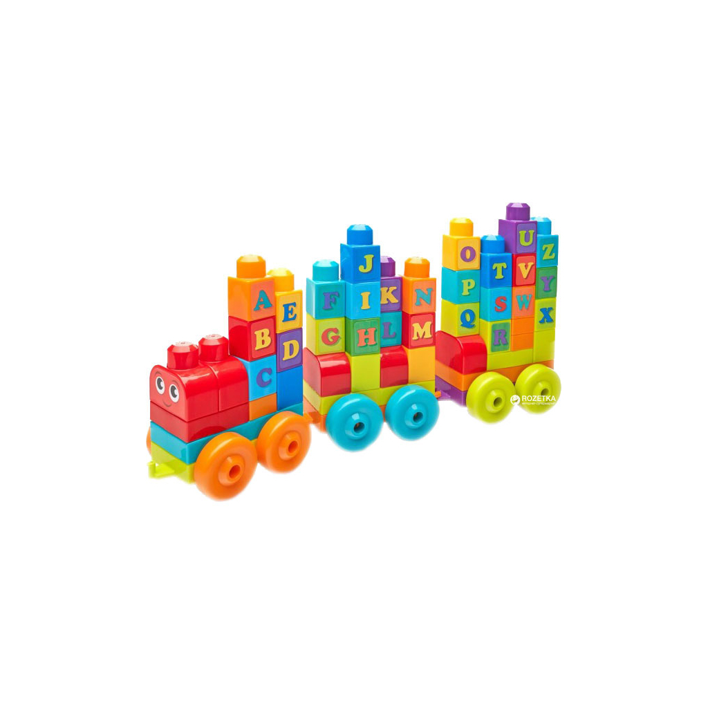 Конструктор Mega Bloks Поїзд із літерами (DXH35) - изображение 2