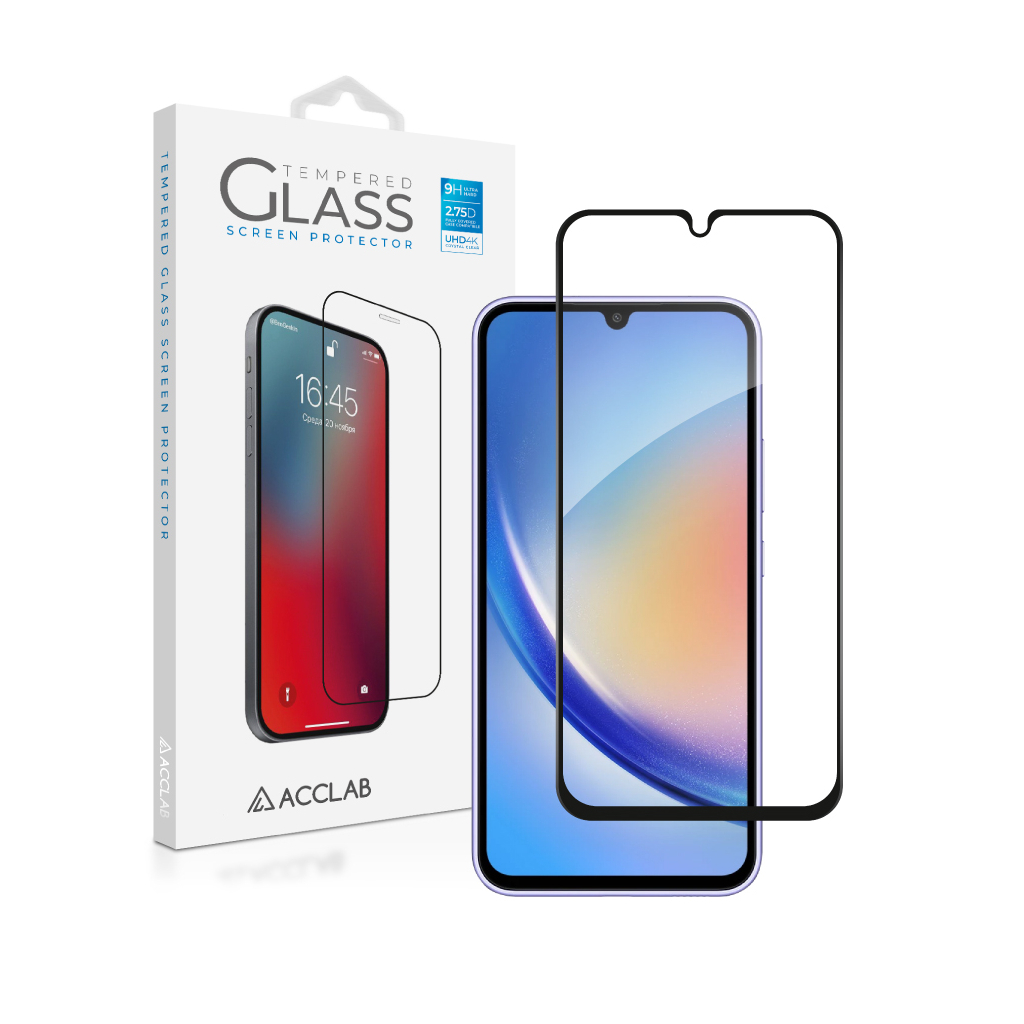 Скло захисне ACCLAB Full Glue Samsung A34 5G (1283126559808) - зображення 1