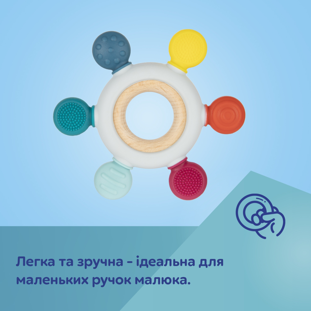 Прорізувач Canpol babies дерев'яно-силіконова Кермо (80/305) - изображение 4