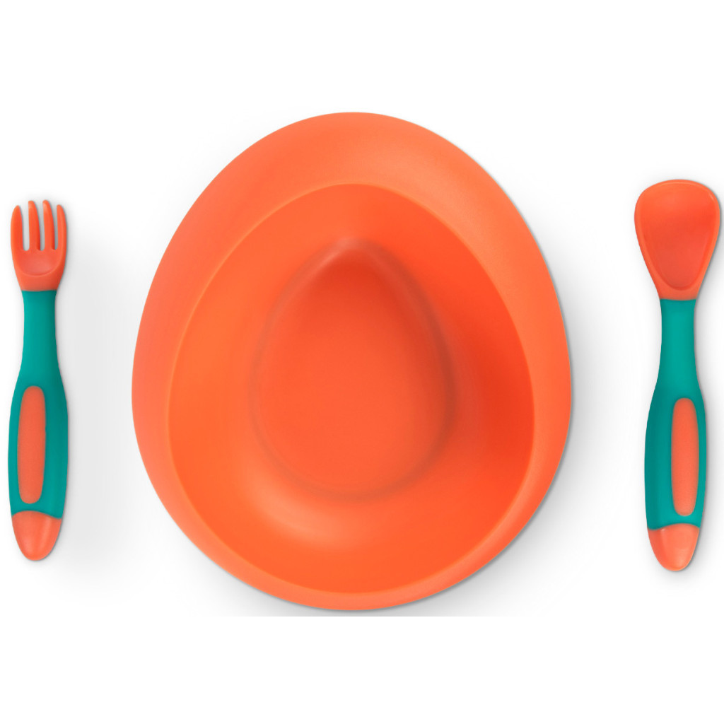 Тарілка дитяча Baboo Ufo з основою-присоскою, від 6 місяців (персик) (9-031) - picture 4