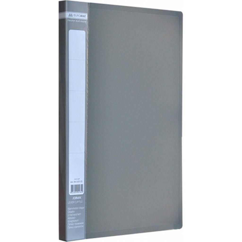 Папка з затиском Buromax А4 JOBMAX, gray (BM.3401-09) - зображення 1