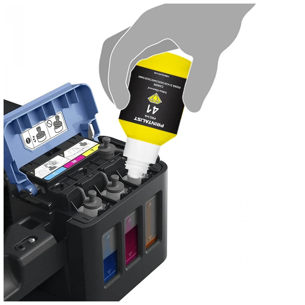 Чорнило Printalist Canon GI-41 для Pixma G2420/3420 190г Yellow (PL41Y) - зображення 3