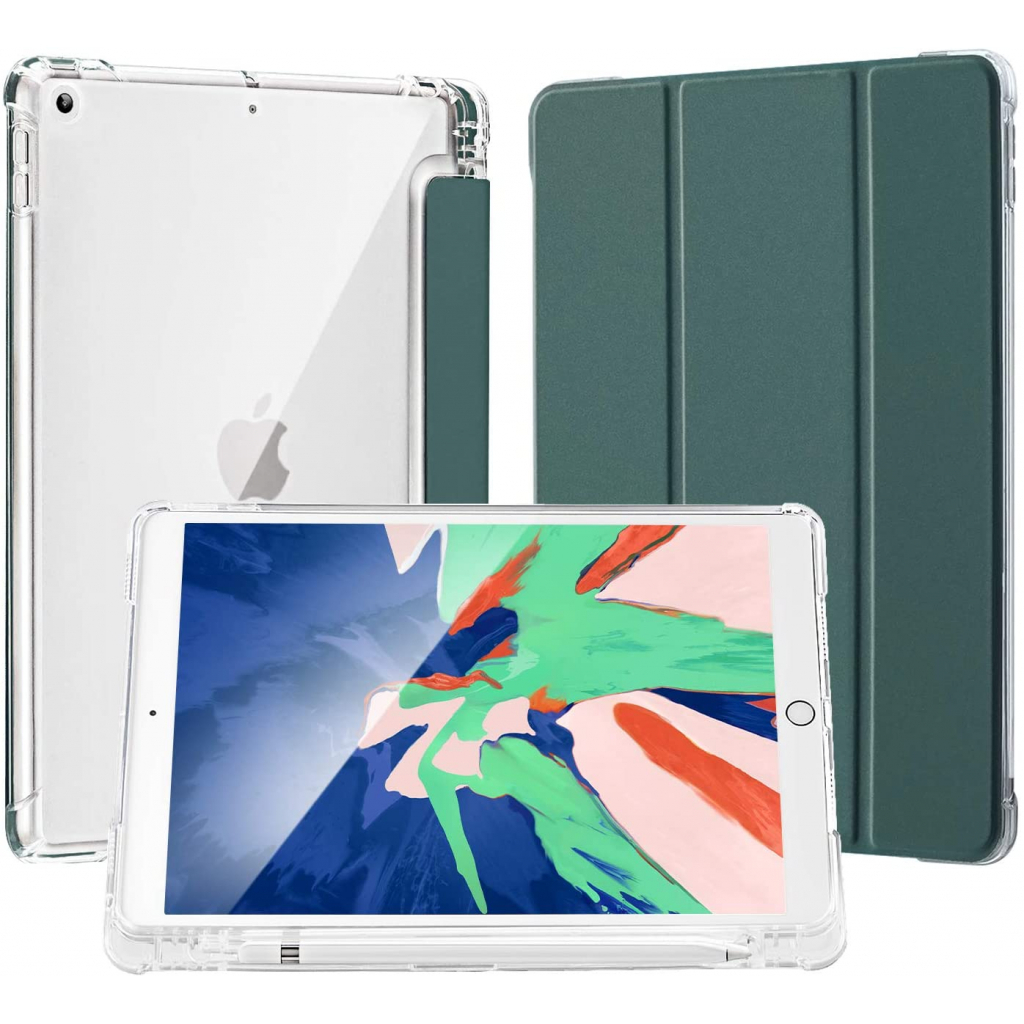 Чохол до планшета BeCover TPU Edge Apple iPad 10.2 2019/2020/2021 Dark Green (706596) - изображение 1