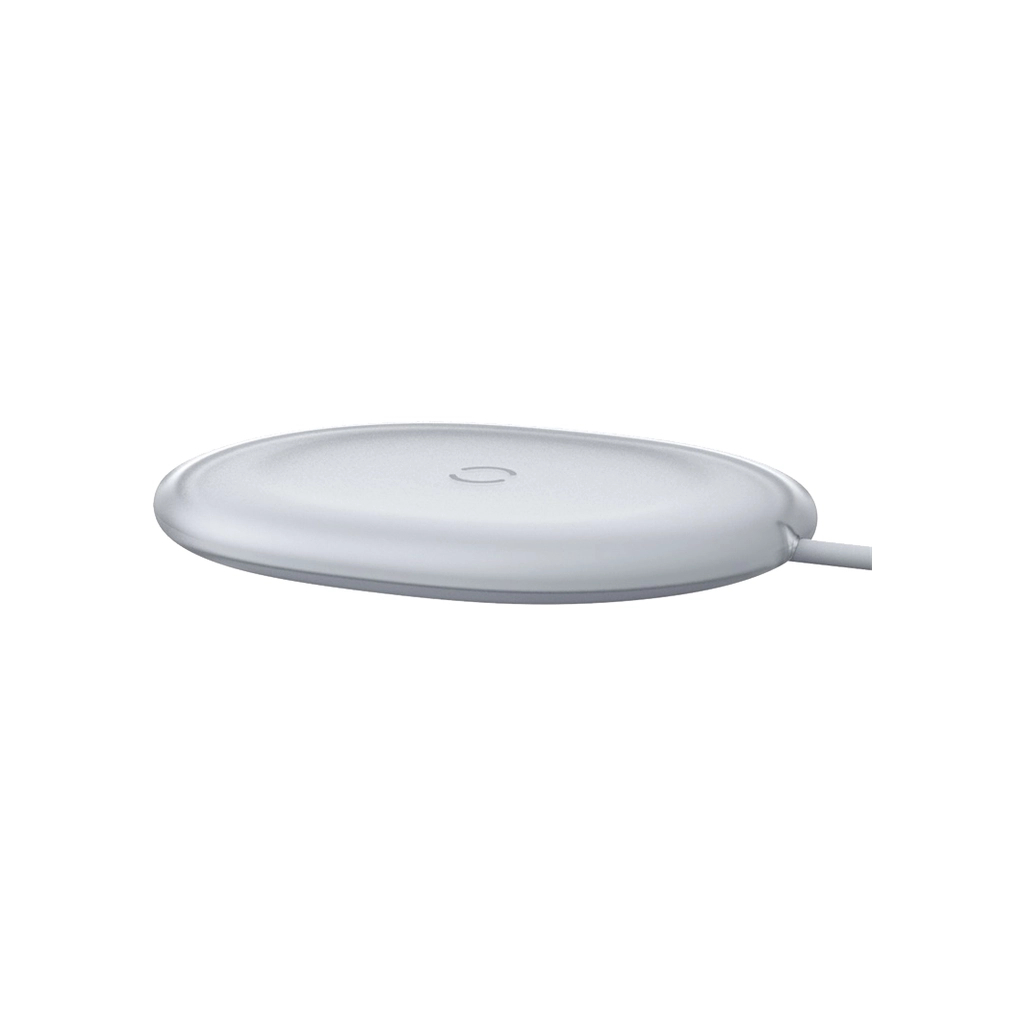 Зарядний пристрій Baseus Jelly wireless charger 15W White (WXGD-02) - зображення 3