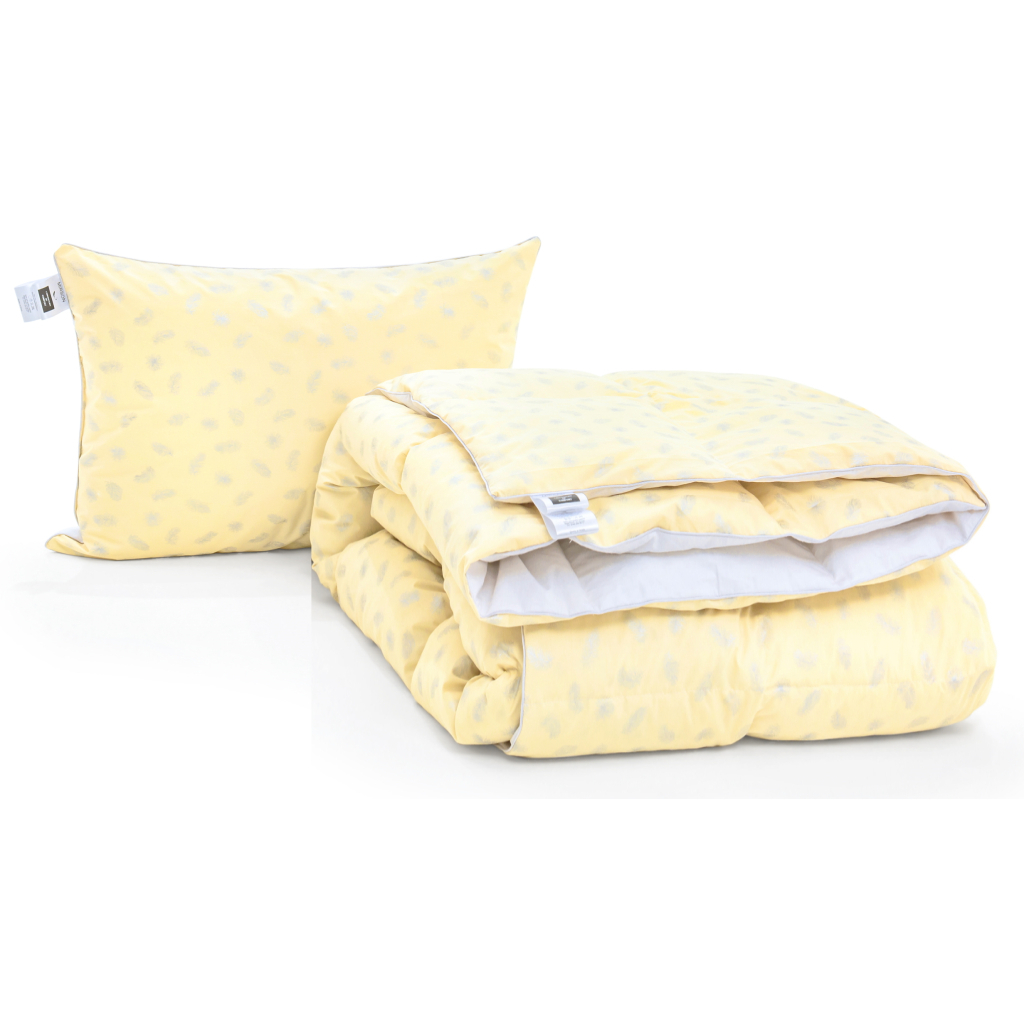 Ковдра MirSon Набір №2154 Bio-Beige Зима 90% пух 200х220 +подушка (2200003025019) - зображення 3