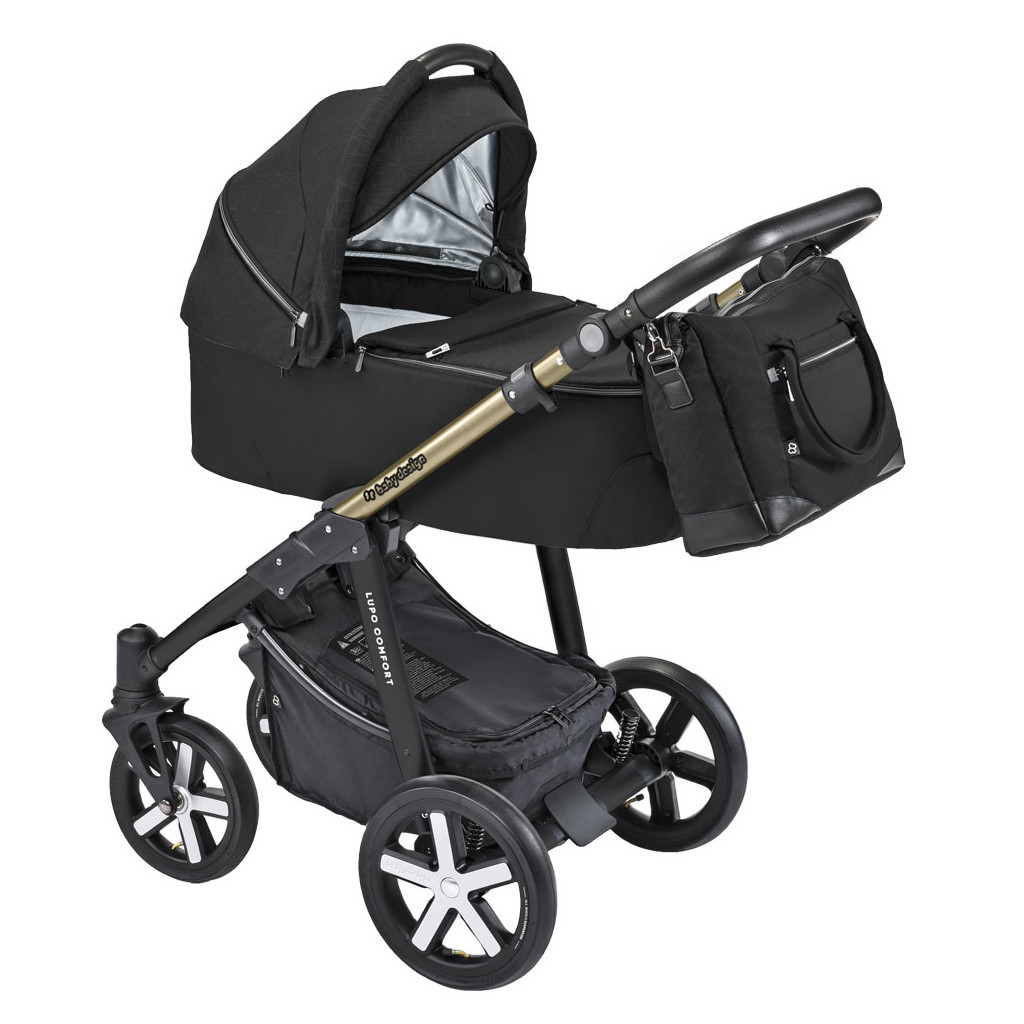 Коляска Baby Design 2 в 1 Lupo Comfort Limited 12 Black (201363) - зображення 2