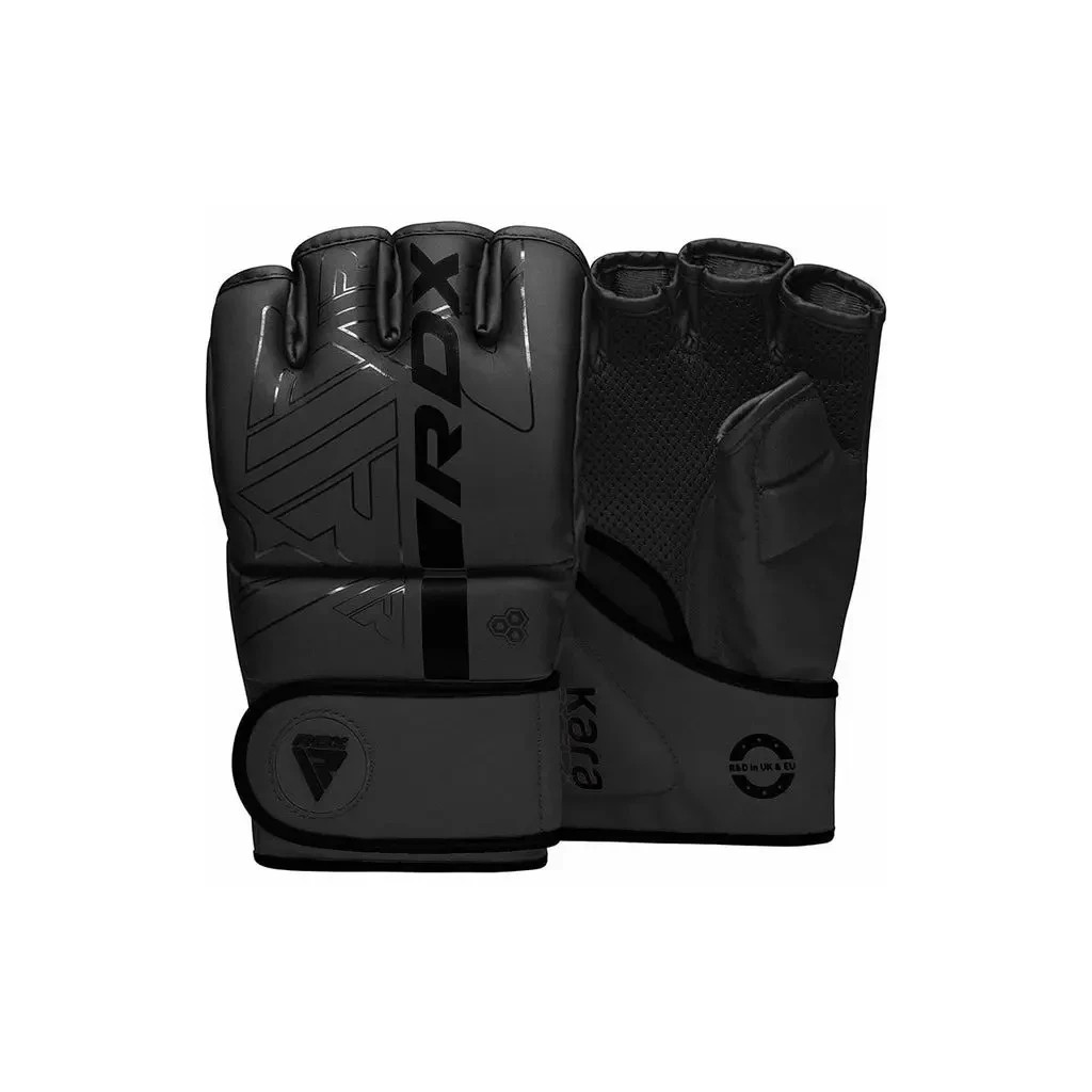 Рукавички для MMA RDX F6 Kara Matte Black Plus L/XL (GSR-F6MB-L/XL+) - зображення 2