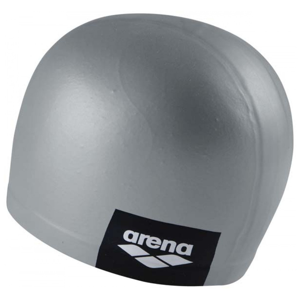 Шапка для плавання Arena Logo Moulded Cap 001912-202 сірий Уні OSFM (3468336113653) - зображення 1