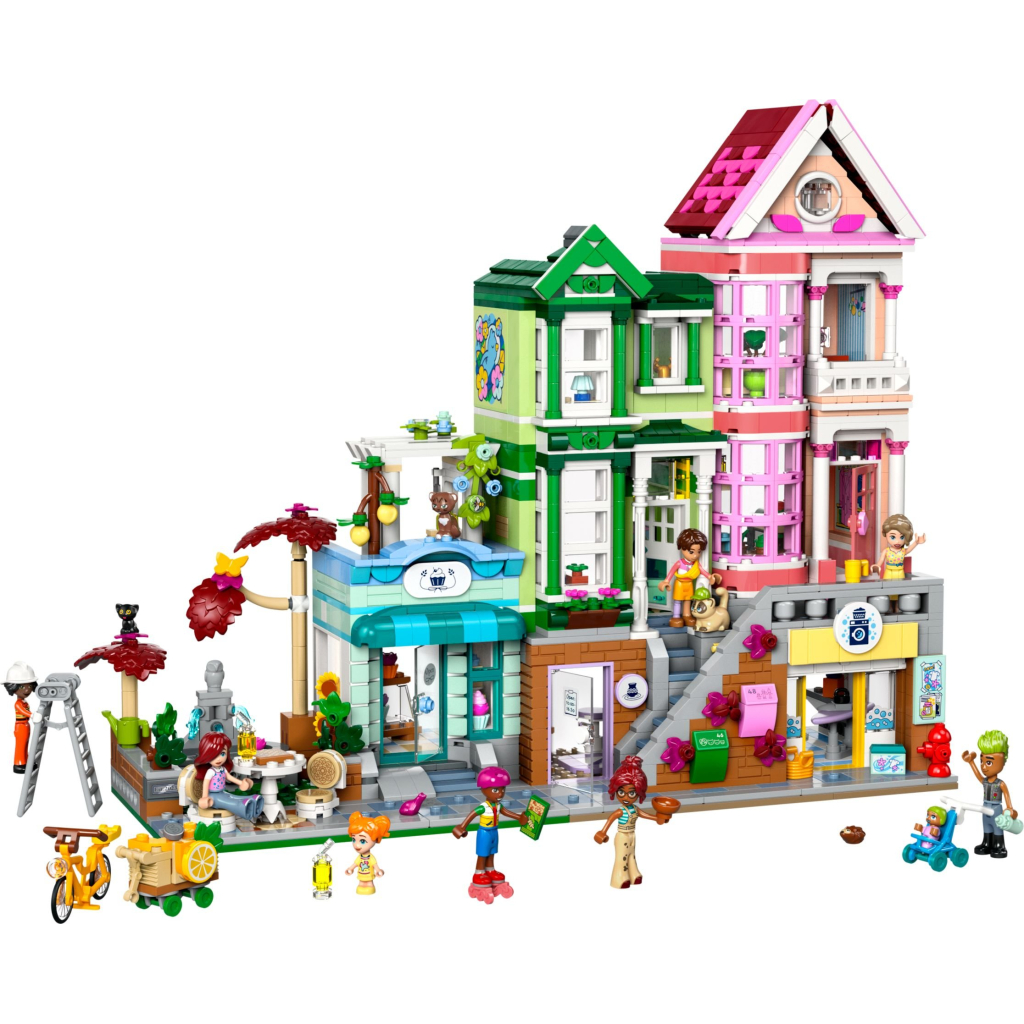 Конструктор LEGO Friends Хартлейк-Сіті. Квартири і крамниці (42670) - зображення 2