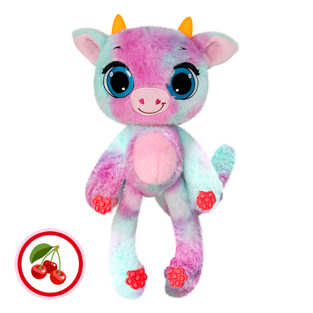 М'яка іграшка Bubble Pops Вишнева корівка 34 см (2312004/10) - зображення 1