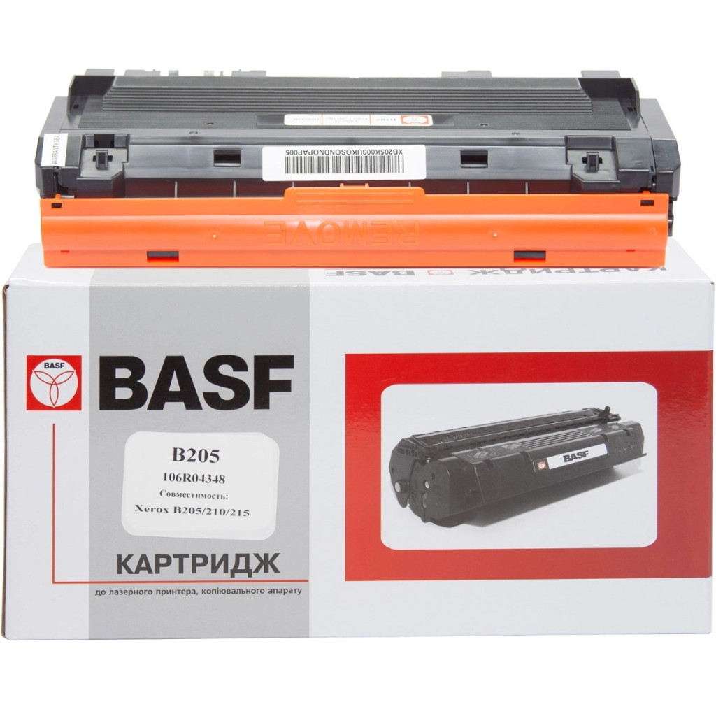 Тонер-картридж BASF Xerox B205/210/215/ 106R04348 Black (KT-B205) - зображення 1
