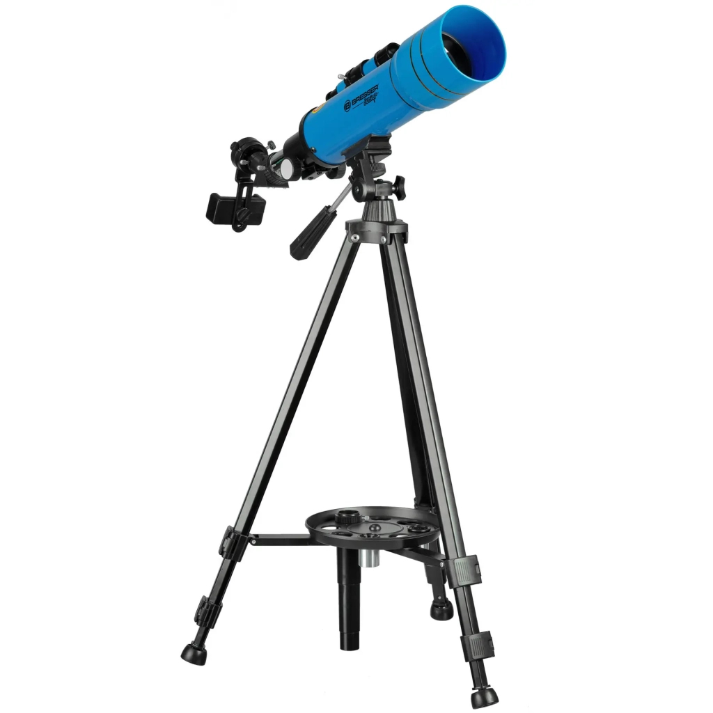 Телескоп Bresser Junior 70/400 Blue з адаптером для смартфона + рюкзак (8850610WX) (930857) - изображение 1