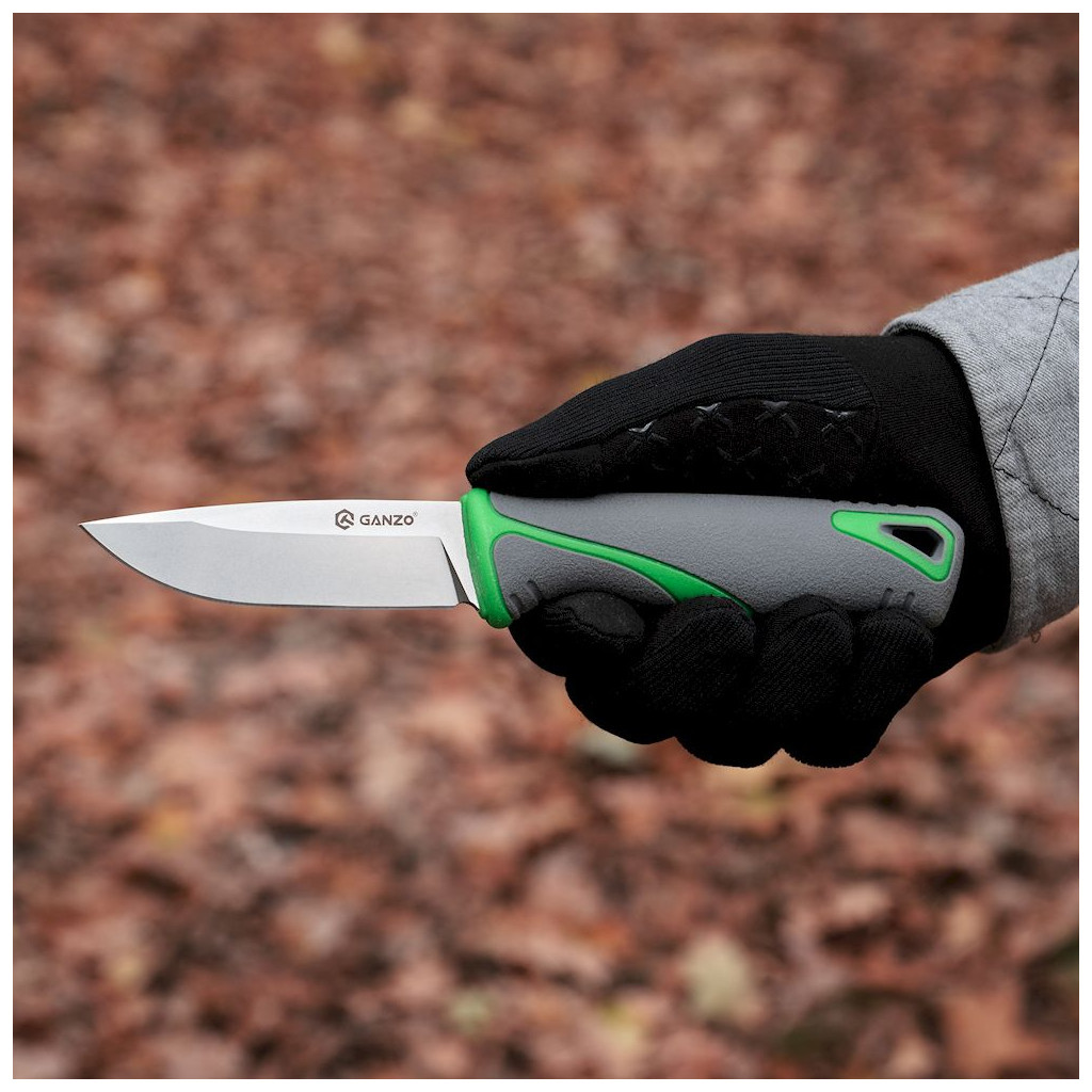 Ніж Ganzo G807-GY Сірий з ножнами (G807GY) - зображення 11