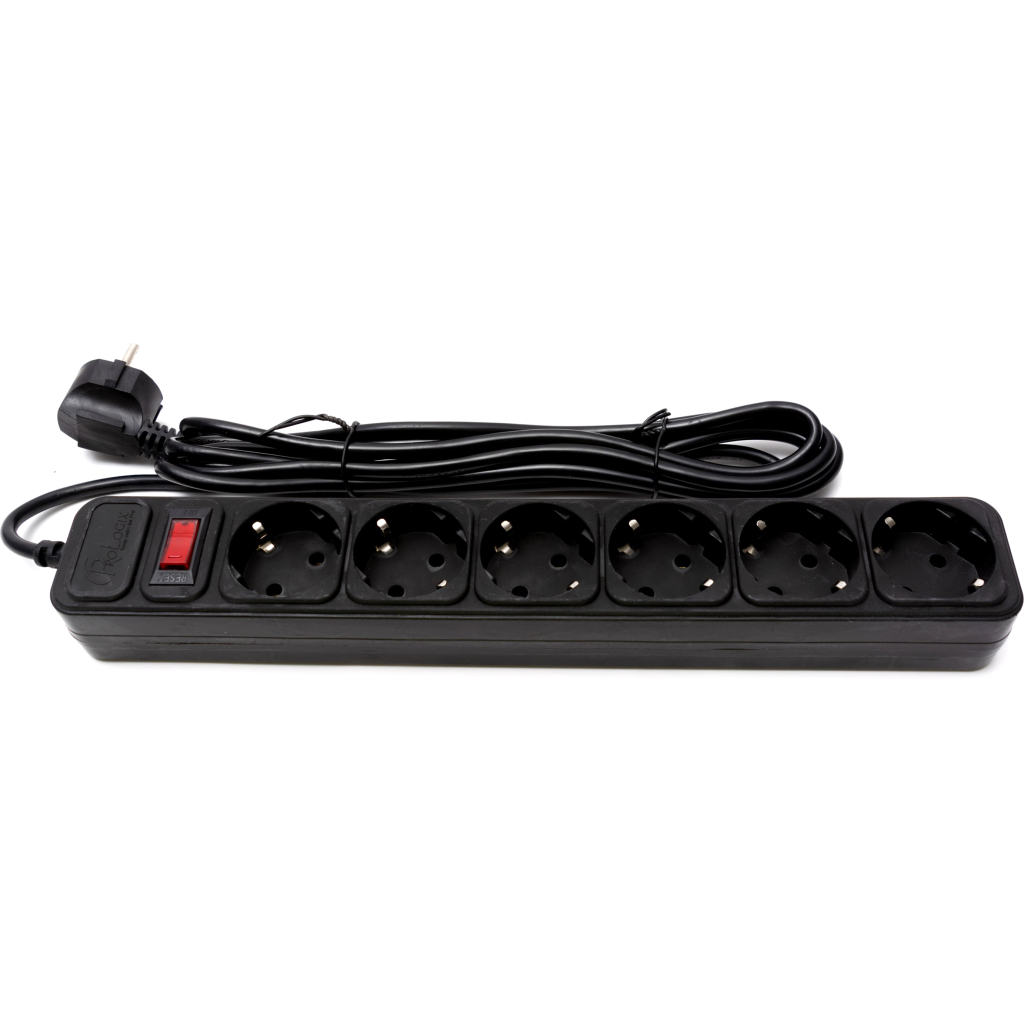 Мережевий фільтр живлення Prologix PRS-075P6-30B - зображення 1