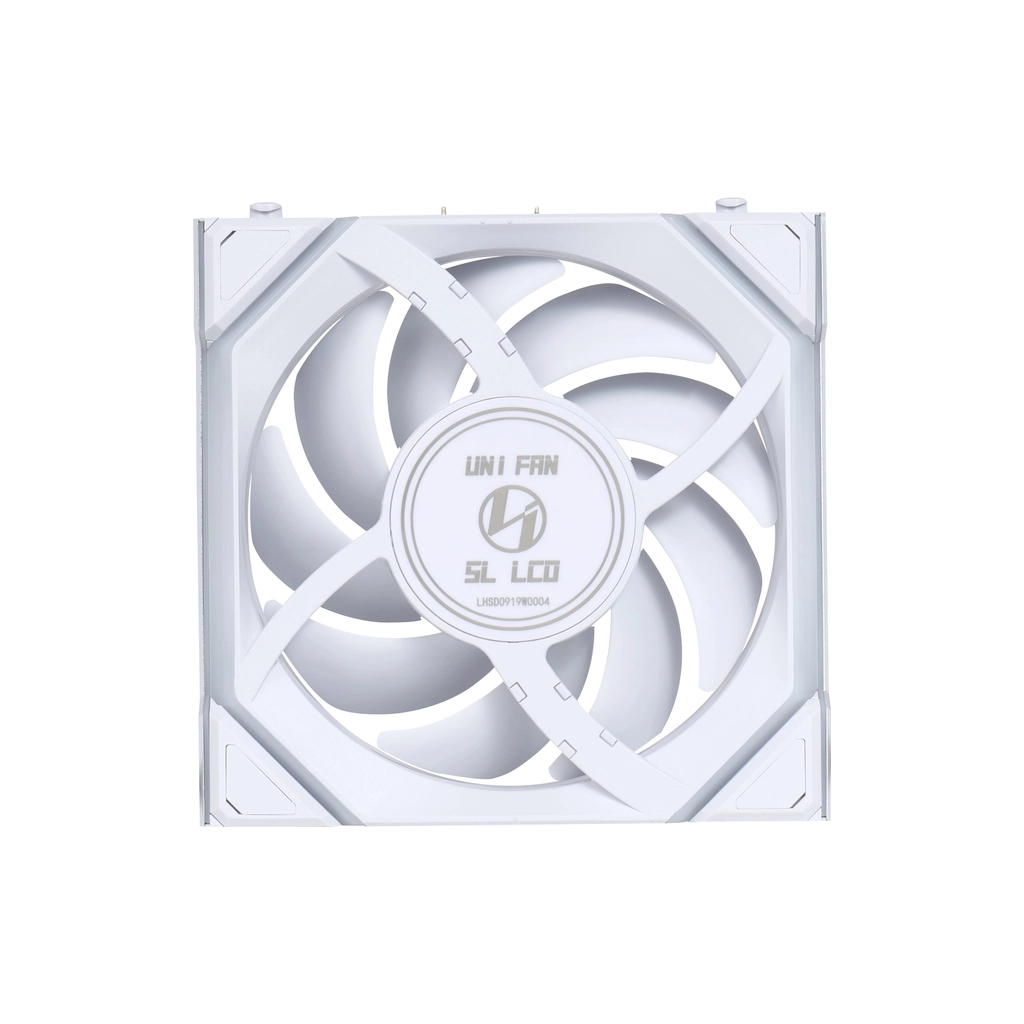 Кулер до корпусу Lian Li Uni Fan SL WIRELESS LCD Reverse, 120-1 (G99.12RSLLCD1W1W.00) - зображення 4