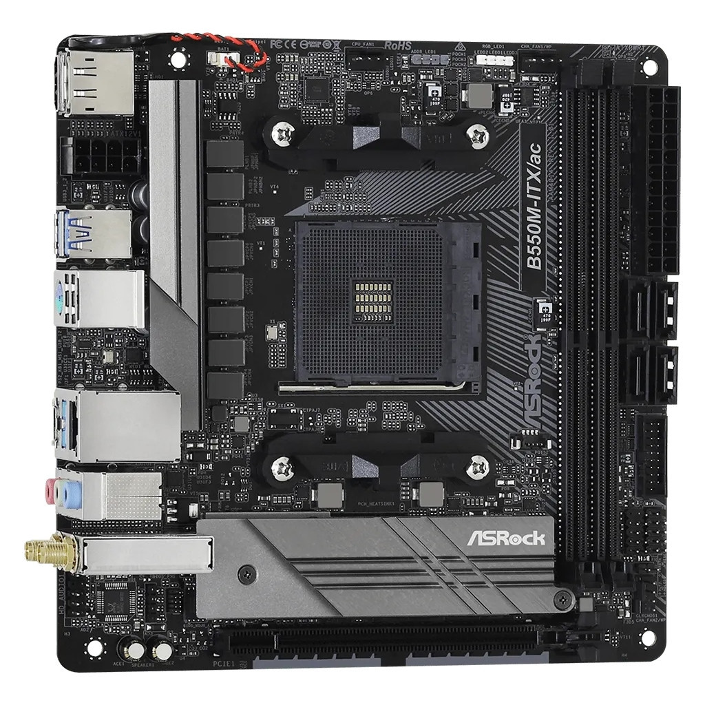 Материнська плата ASRock B550M-ITX/ac - зображення 3