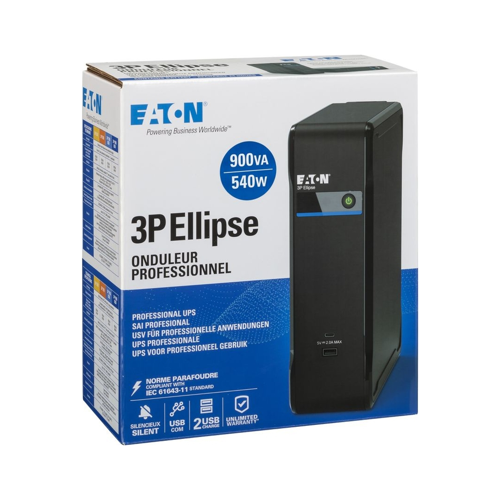 Пристрій безперебійного живлення Eaton 3P900UD - зображення 9