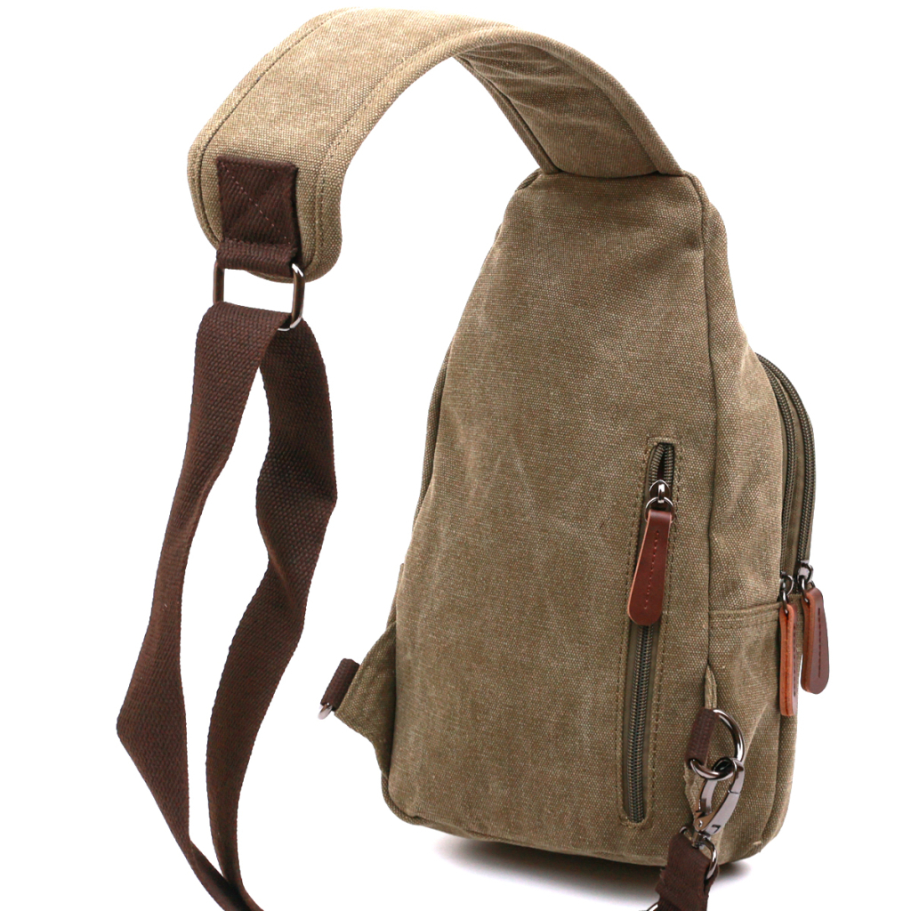 Сумка Vintage Чоловіча через плече Зелена (20386) - зображення 5