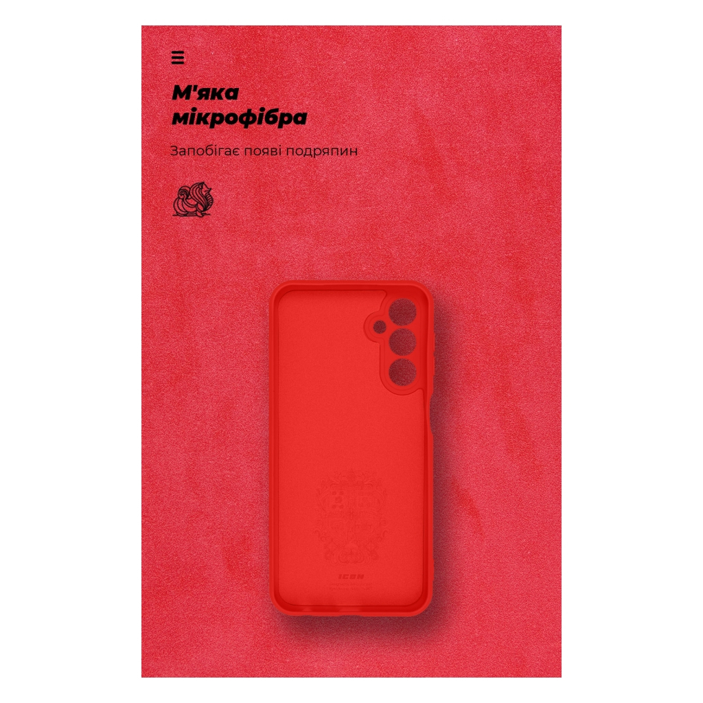Чохол до мобільного телефона Armorstandart ICON Case Samsung M34 5G (M346) Camera cover Red (ARM69638) - зображення 4