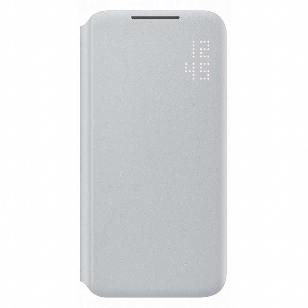 Чохол до мобільного телефона Samsung Smart LED View Cover Galaxy S22 Light Gray (EF-NS901PJEGRU) - зображення 1