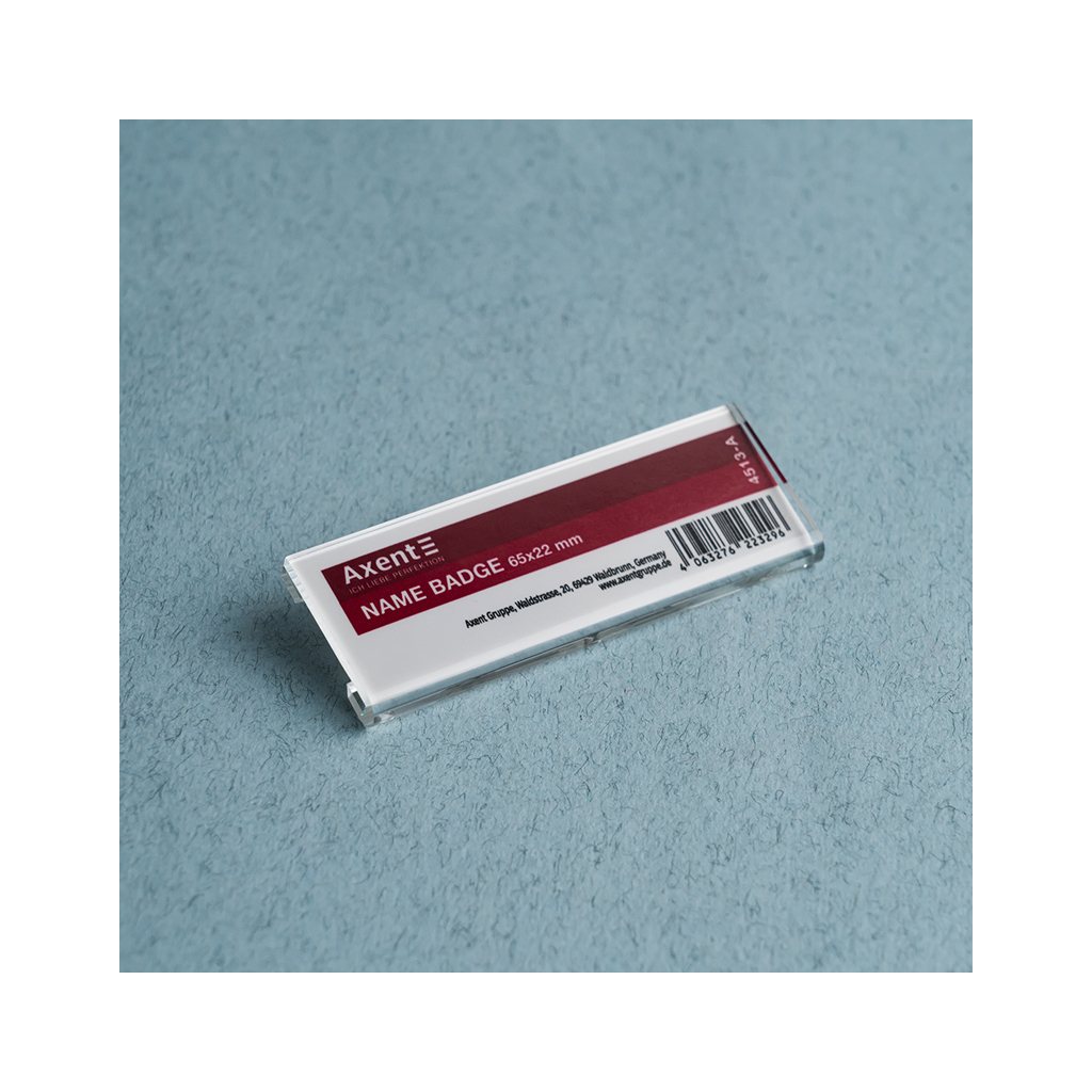 Бейдж Axent акриловий на магніті 4513 (65х22 мм) (4513-A) - изображение 2