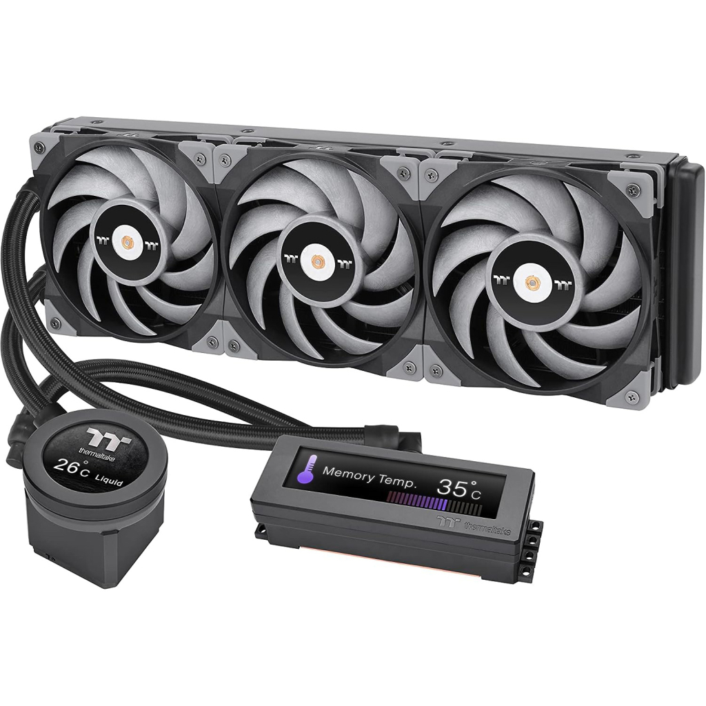Система рідинного охолодження ThermalTake Floe RC Ultra 360 CPUMemory AIO Liquid Cooler (CL-W325-PL12GM-A) - зображення 1