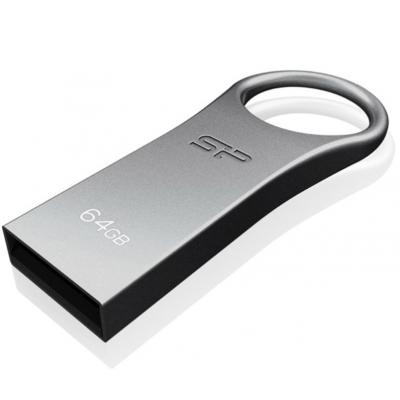 USB флеш накопичувач Silicon Power 64GB Firma F80 Silver USB 2.0 (SP064GBUF2F80V1S) - зображення 2