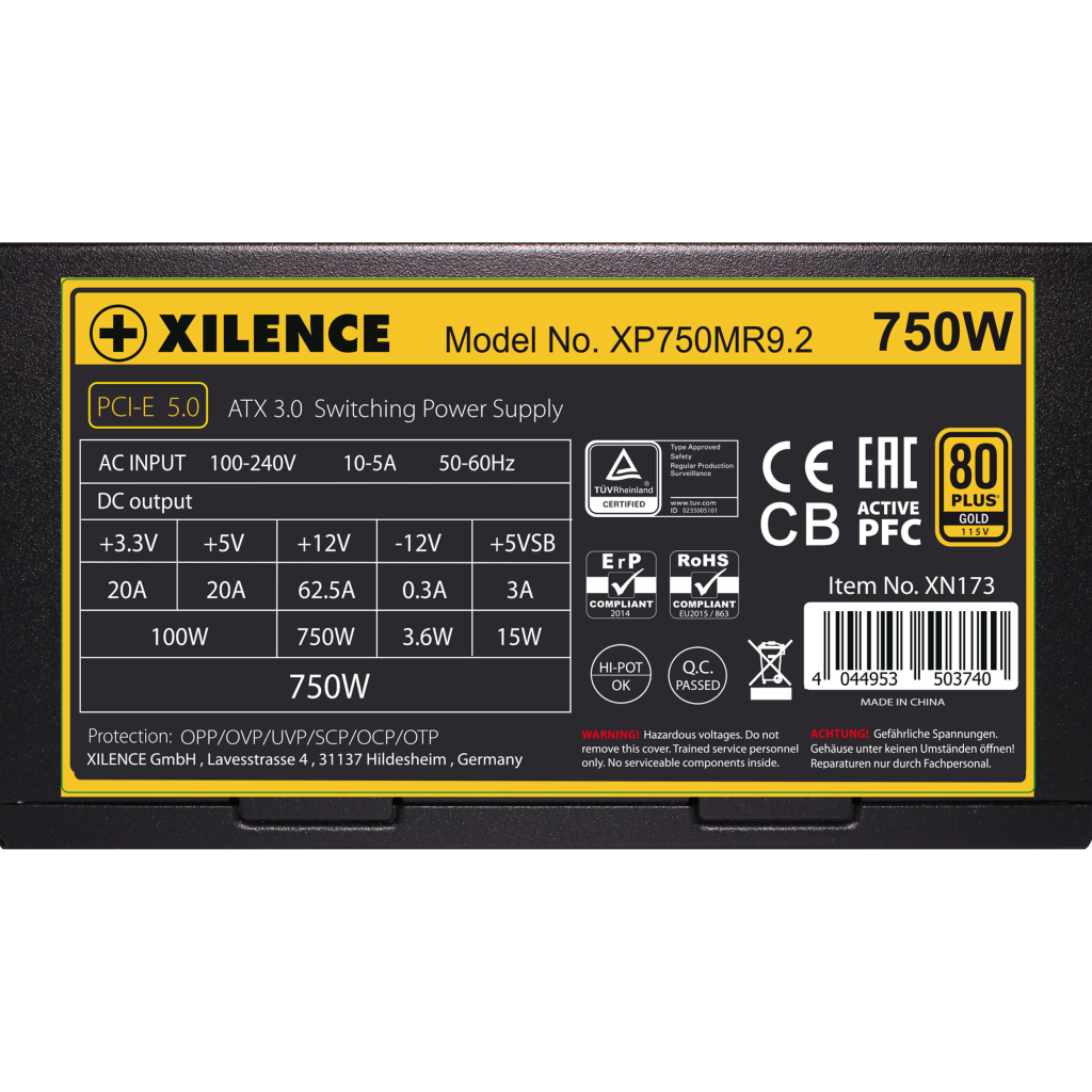 Блок живлення Xilence 750W (XP750MR9.2) - зображення 4