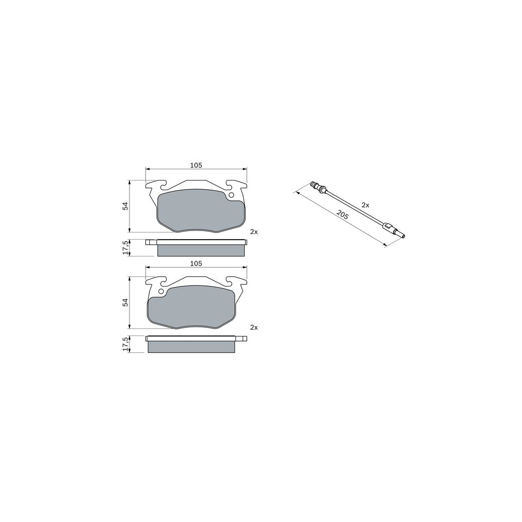 Гальмівні колодки Bosch 0 986 469 860 - зображення 7