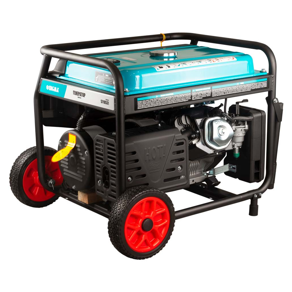 Генератор Sigma 220V/380V 3ф 9.5/10.0kW электрозапуск (5710531) - зображення 6