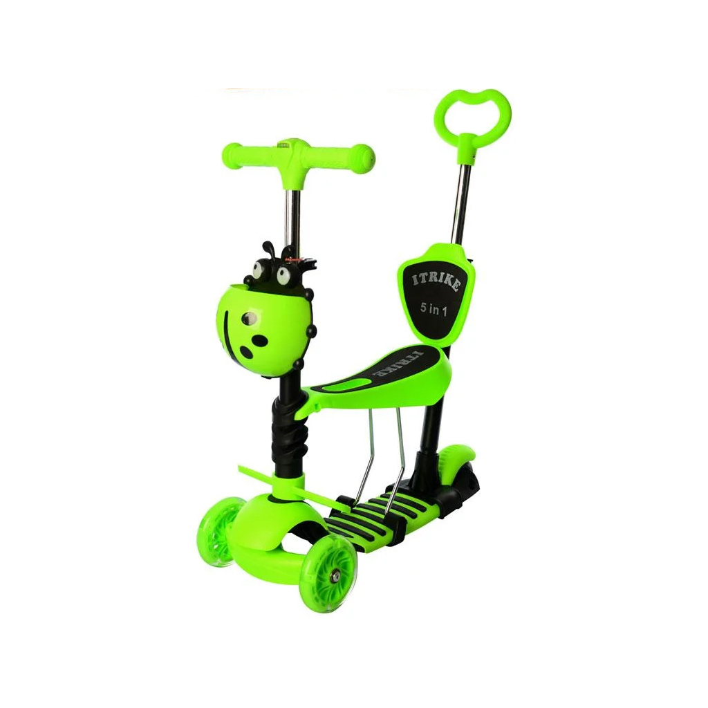 Самокат iTrike 5 в 1 Maxi green (JR 3-026-GR green) - зображення 1