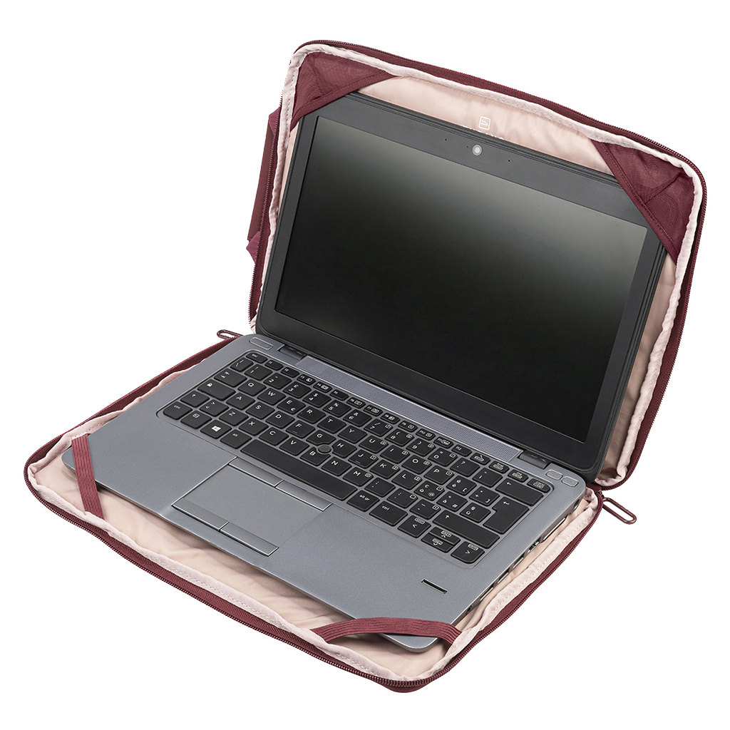 Чохол до ноутбука Tucano 14" Sandy burgundy (BFSAN1314-BX) - зображення 5