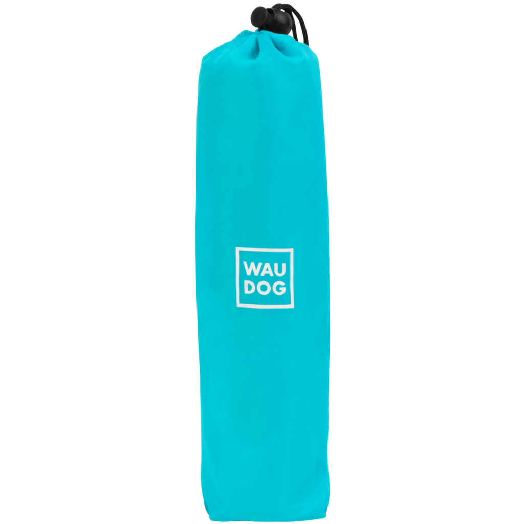 Посуд для собак WAUDOG Silicone Миска складана 385х230х50 мм блакитна (50802) - зображення 3