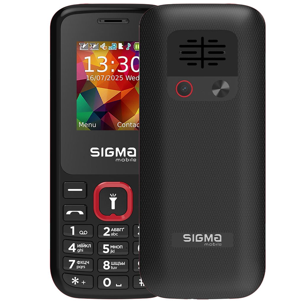 Мобільний телефон Sigma X-style 171 MINI Black-Red (4827798813744) - зображення 1