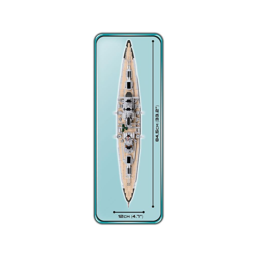 Конструктор Cobi World Of Ships Лінкор Бісмарк 1974 деталей (5902251048105) - зображення 10