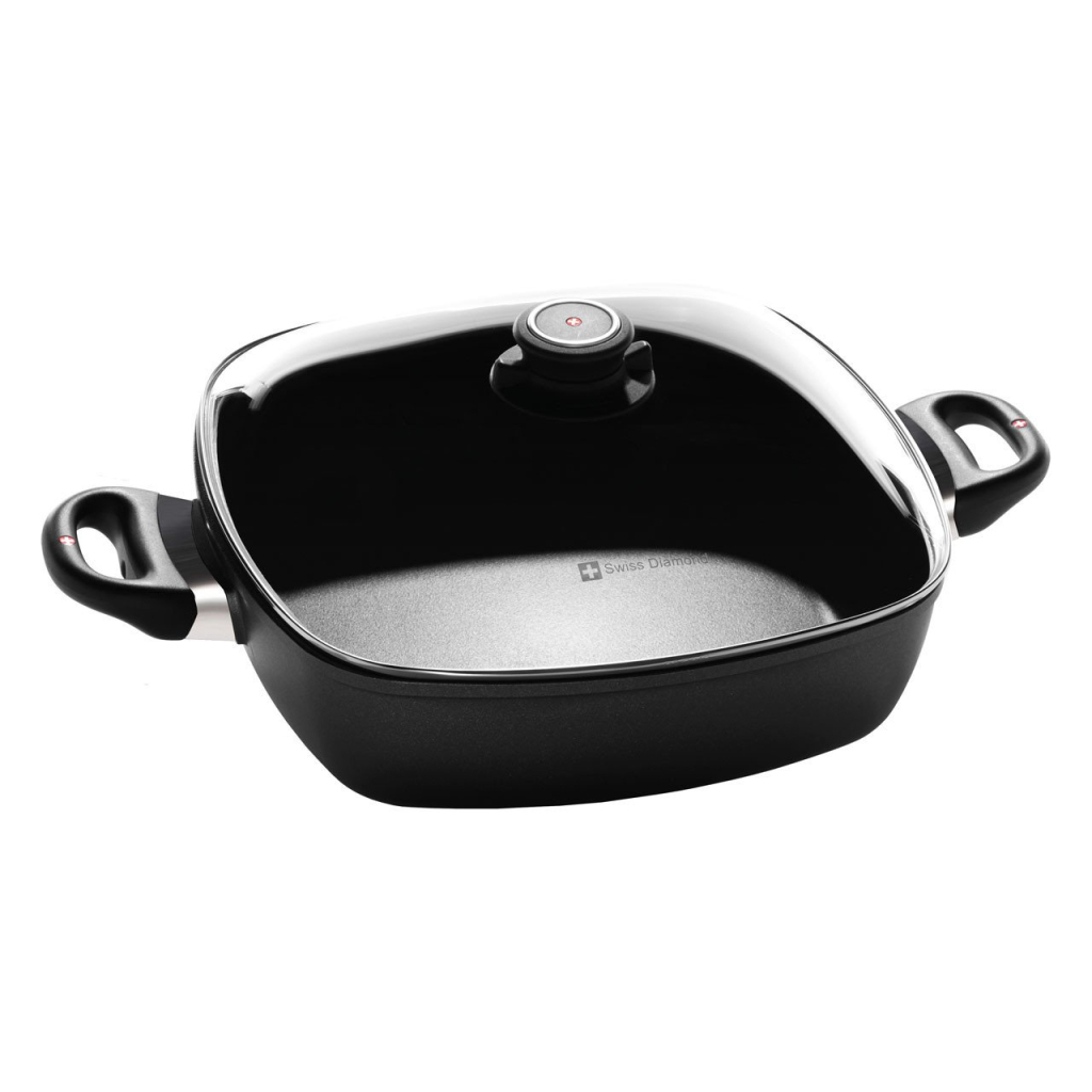 Сотейник Swiss Diamond XD Induction квадратий з кришкою 28х28 см (XD66282ic) - зображення 1