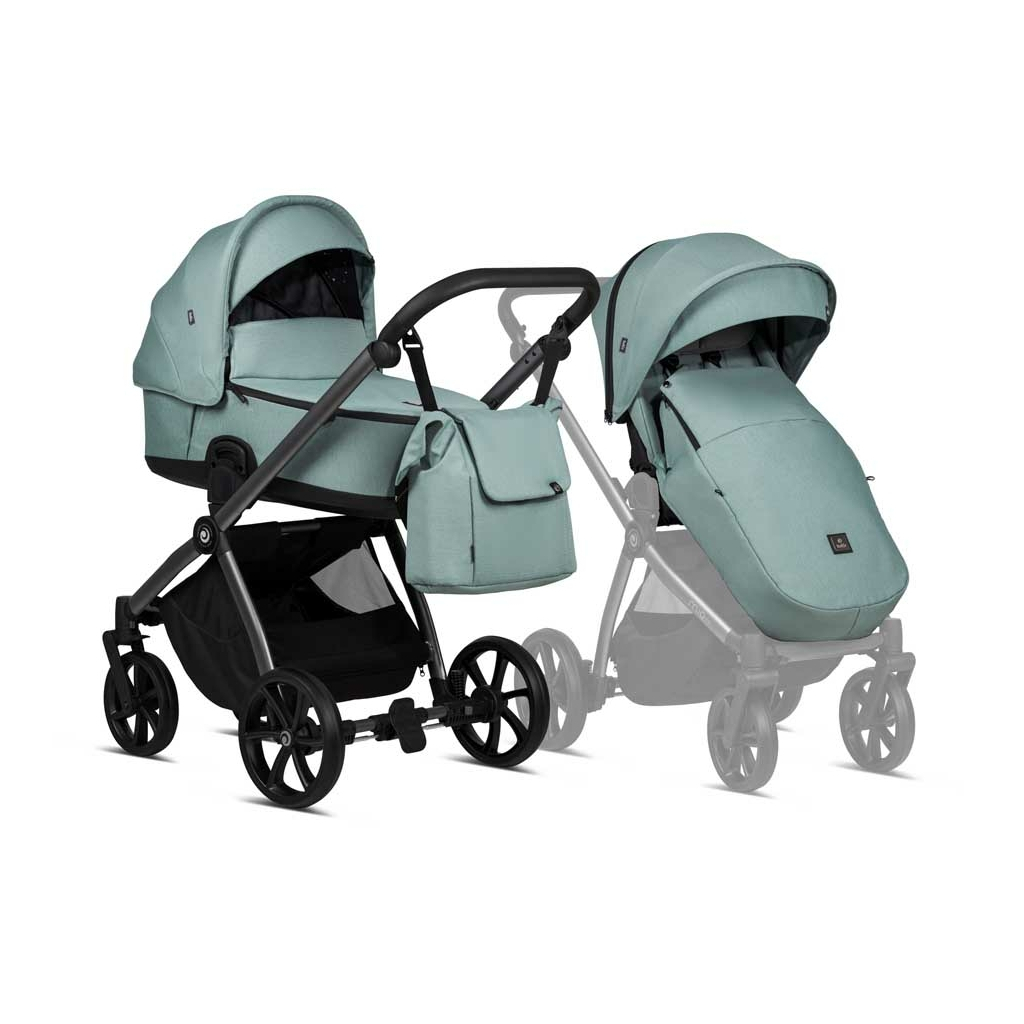 Коляска TUTIS 2 в 1 Mio plus Thermo Turquoise (1352243) - зображення 1